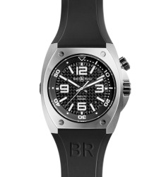 Bell & Ross Automatic 44mm Mens Watch Replica BR 02-92 STEEL FIBER